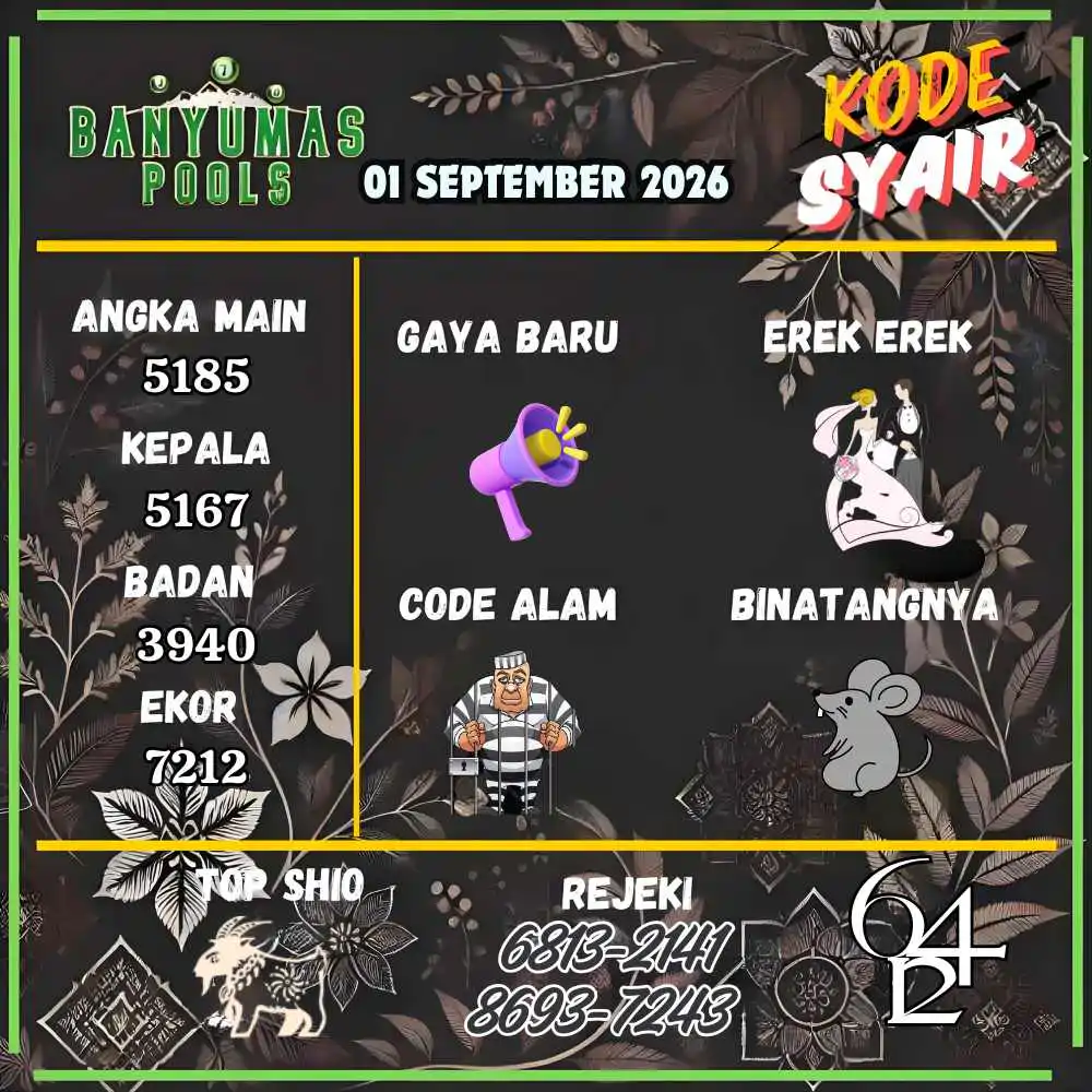 Kode Syair Banyumas Pools September 2026
