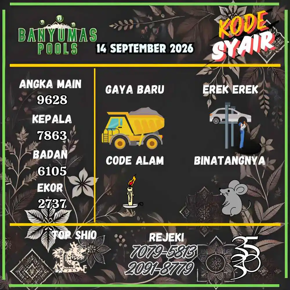 Kode Syair Banyumas Pools September 2026