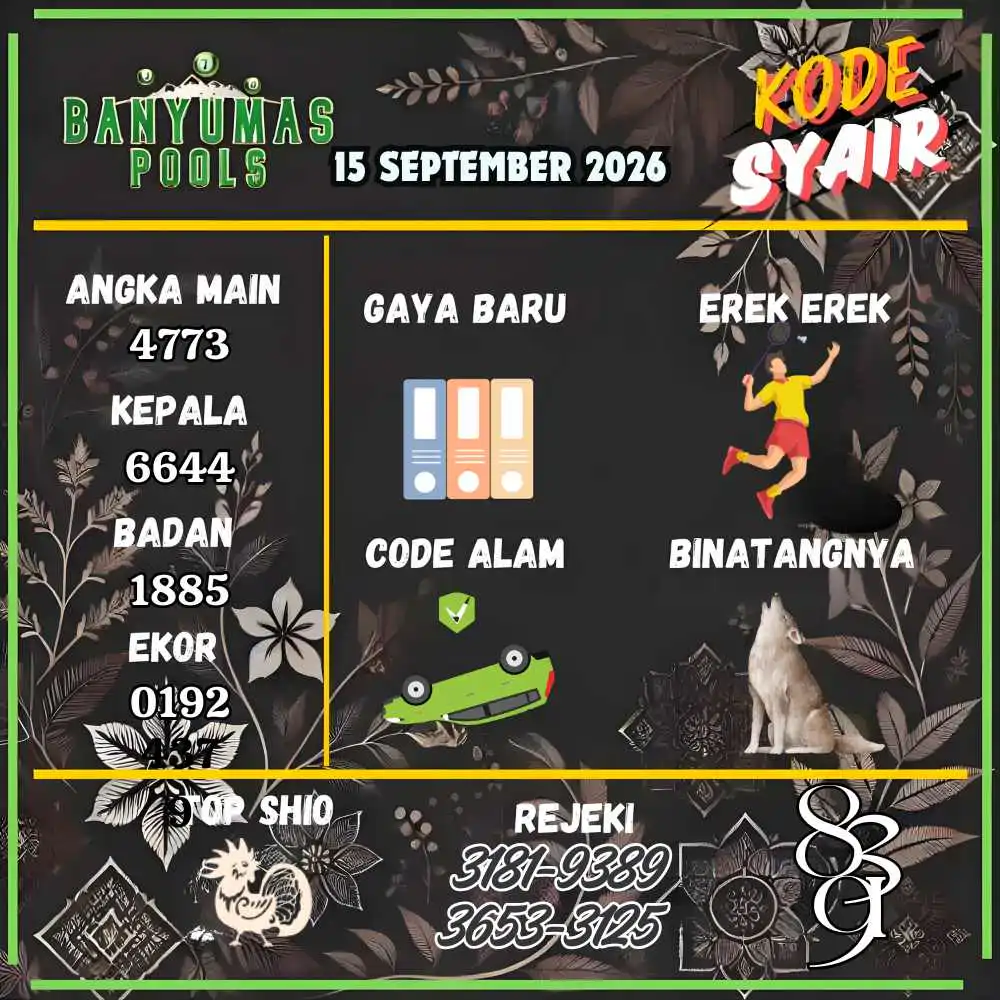 Kode Syair Banyumas Pools September 2026