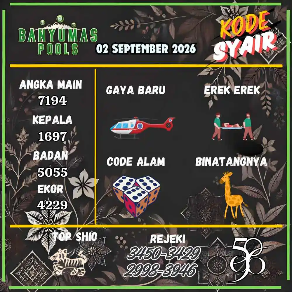 Kode Syair Banyumas Pools September 2026
