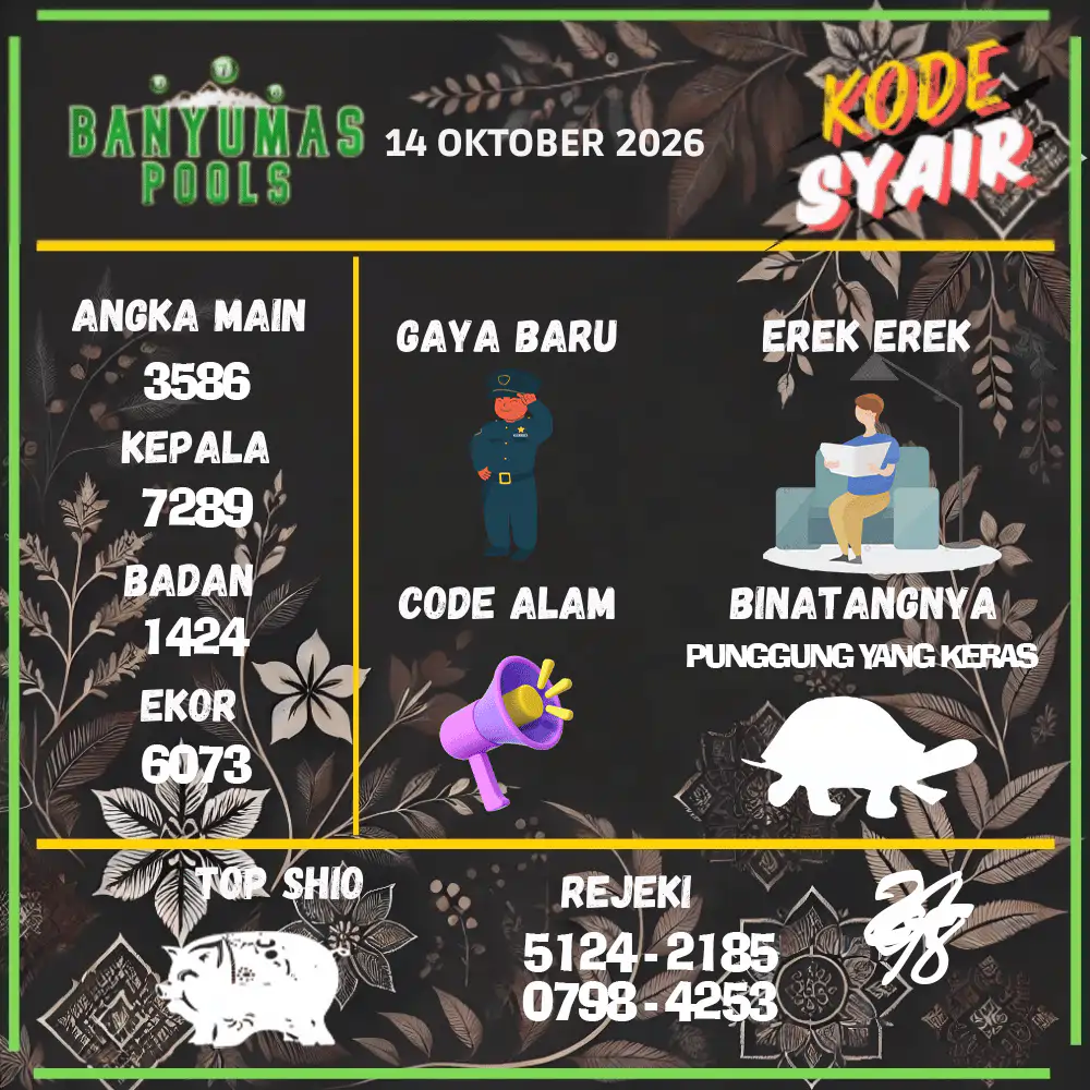 Kode Syair Banyumas Pools Oktober 2026