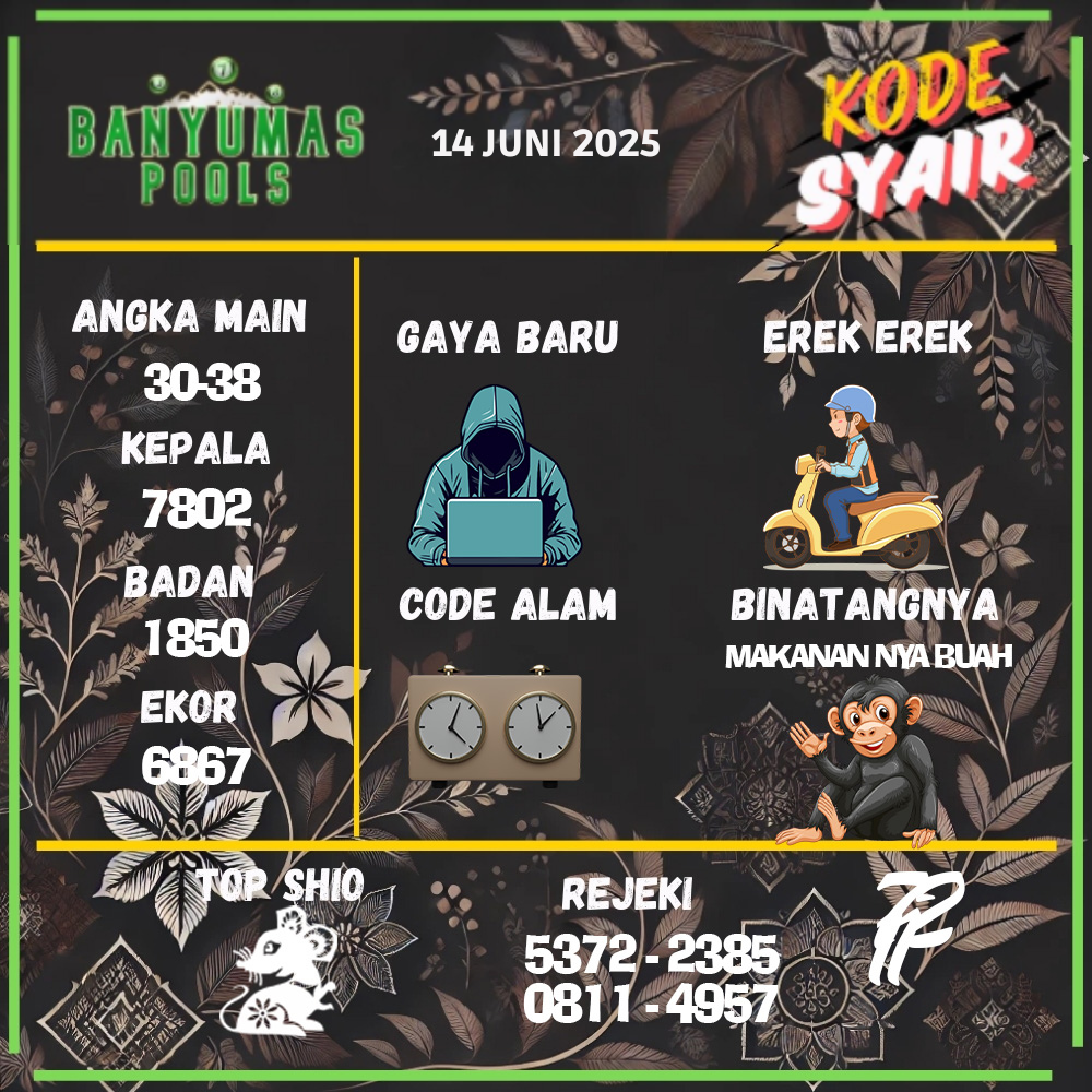 Kode Syair Banyumas Pools - Juni Pools