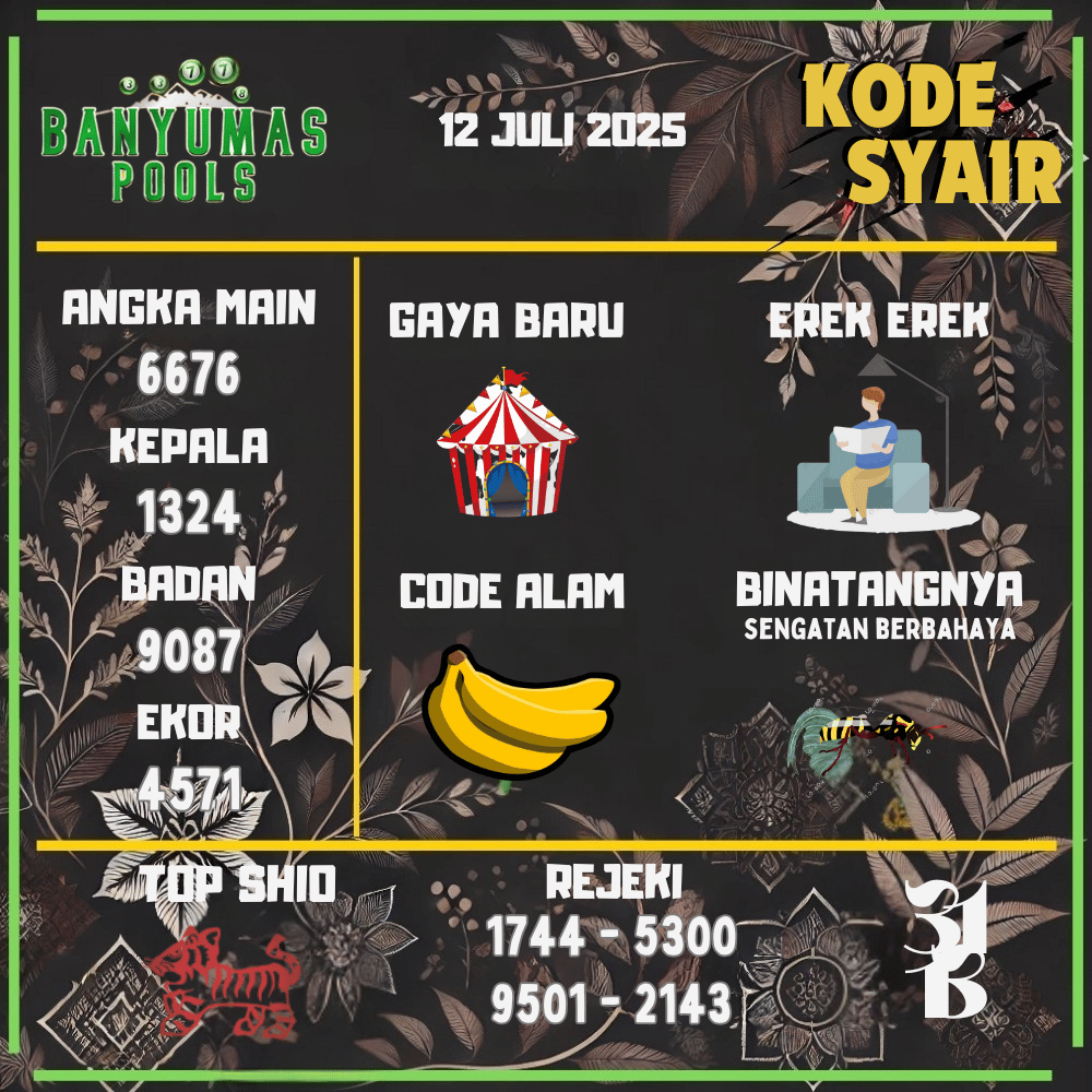 Kode Syair Banyumas Pools - Juli Pools 
