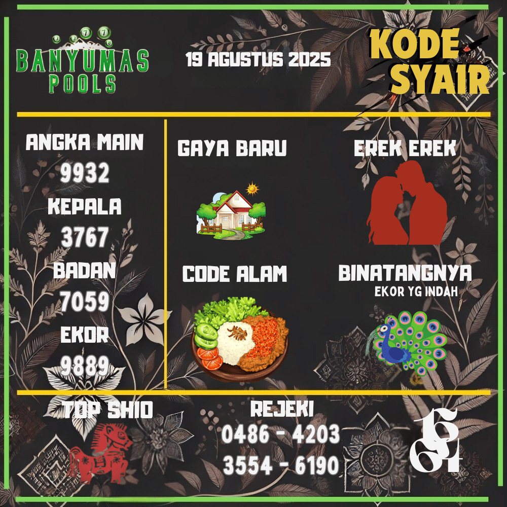 Kode Syair Banyumas Pools - Agustus Pools 

